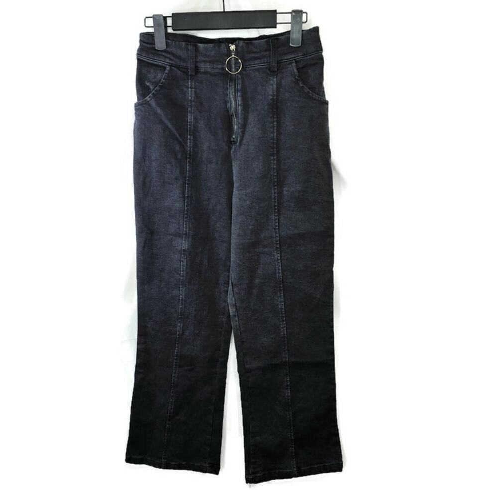 Vero Viva Black Crop Jeans Euro Size 36 NWT